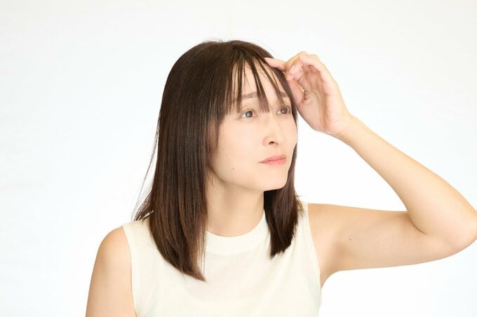 真夏あるある。帽子をぬぐと前髪がぺしゃんこ&びしゃびしゃ