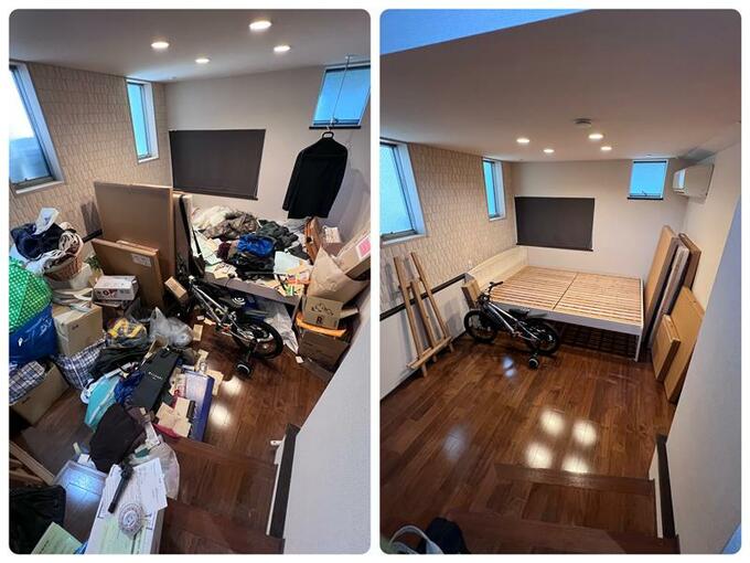 家の片づけビフォーアフター