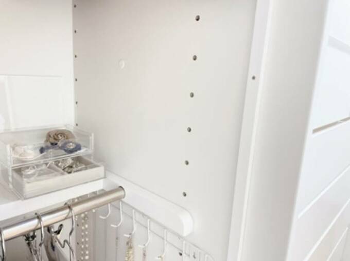 フックにアクセサリー