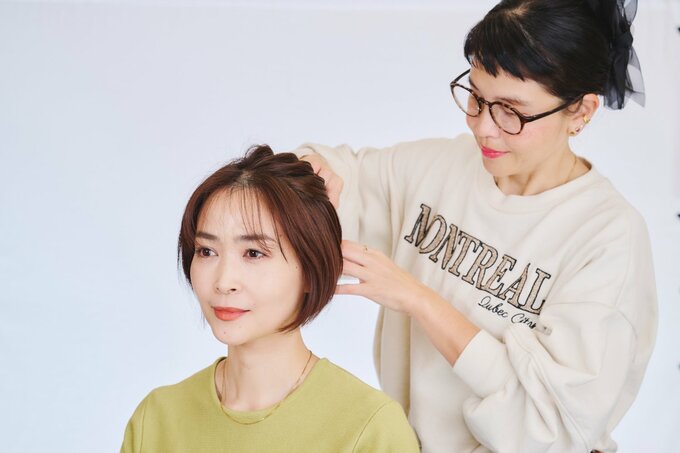読者モデルと美容師