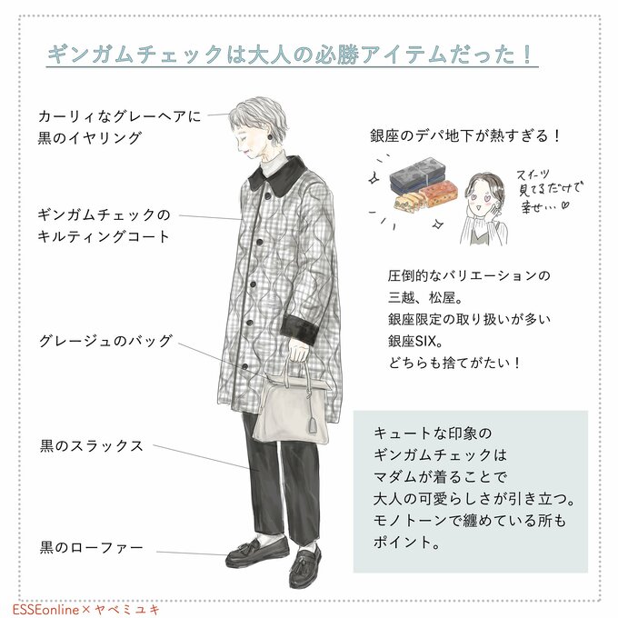 ギンガムチェックは大人の必勝アイテム