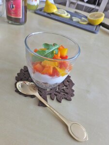 ツナ・水切りヨーグルト・パプリカのヴェリーヌ