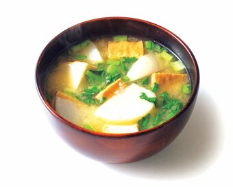 カブと厚揚げのみそ汁。冬野菜がおいしくなるあったか汁物