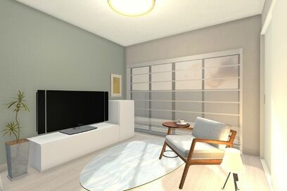 インテリアのコツ「家具や雑貨の配置は、部屋の奥に向かって高く」