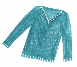 ニットのセーター