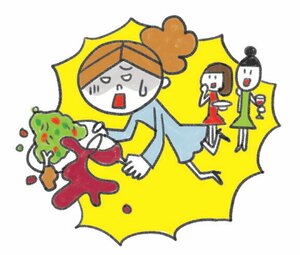 立食スタイルの美しい食べ方