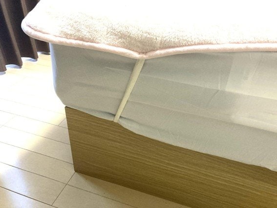 敷パッドのゴム