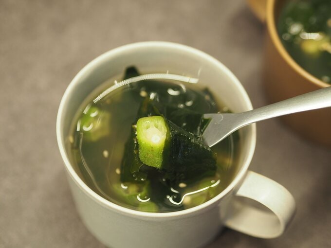 「ワカメとショウガの温活スープ」