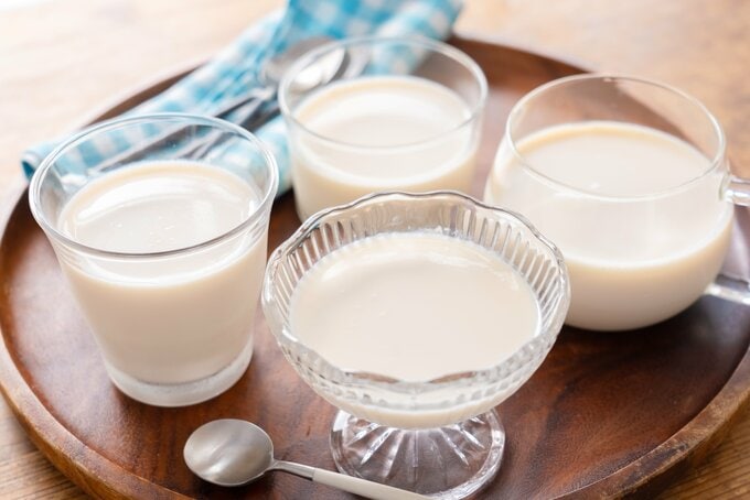 ミルクプリン完成