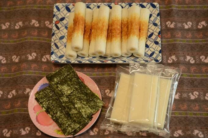 ちくわの磯辺焼き風の材料