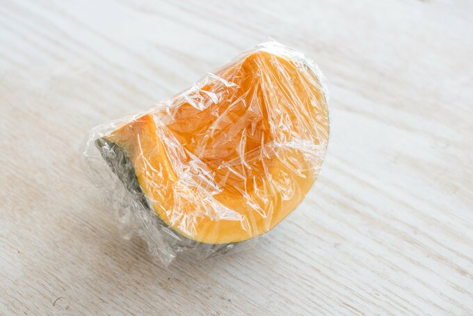 カボチャをレンチン