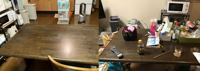 右:アフター、左:ビフォー