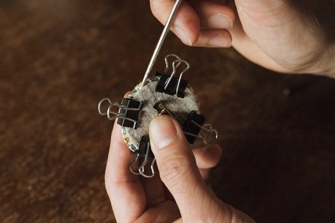 ブローチの工程9