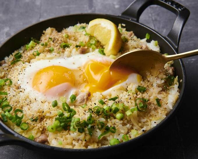 サッポロ一番塩らーめんを使った、塩ラー飯