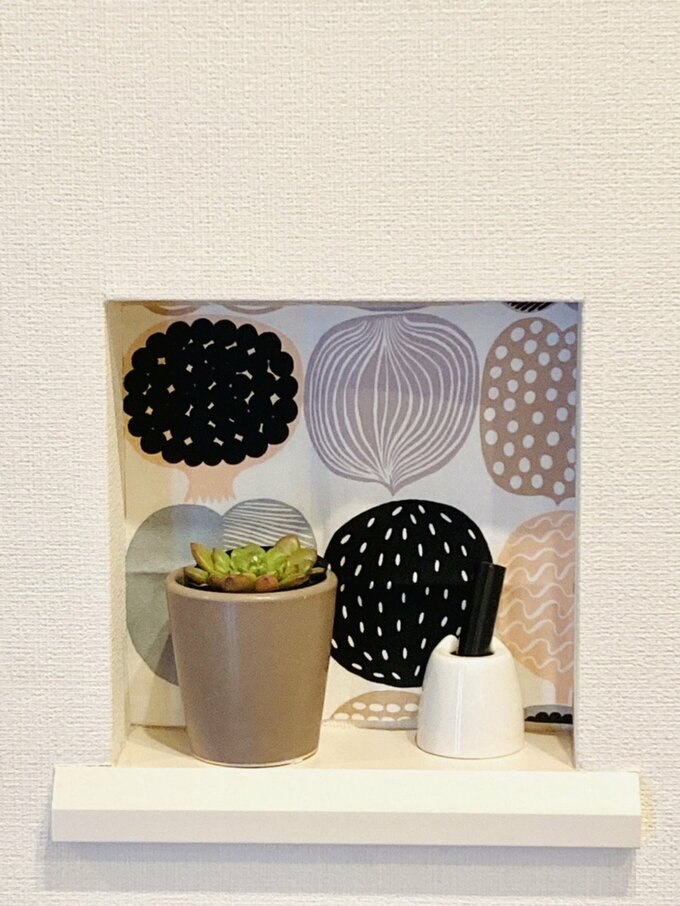 印鑑を収納しているニッチ