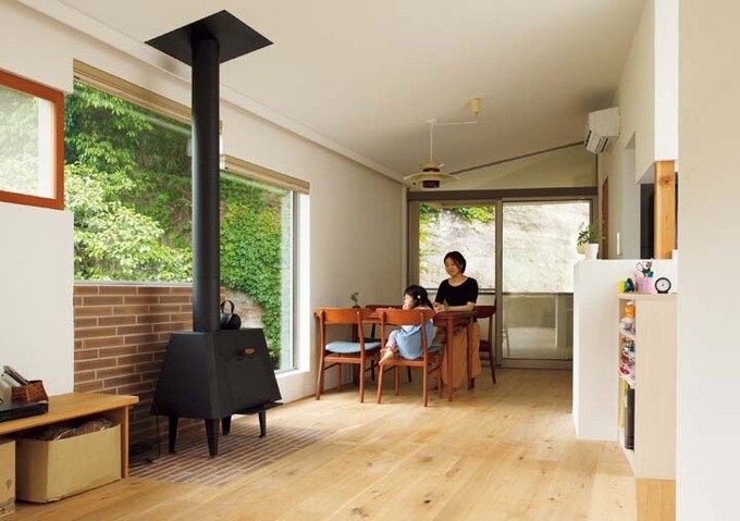 2階に設置した念願の薪ストーブ