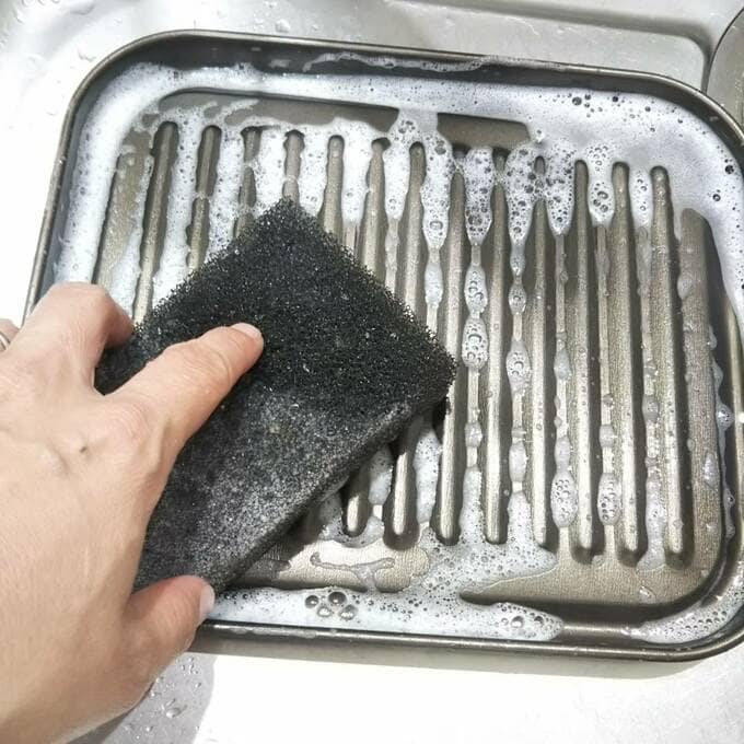 お手入れはサッと洗うだけ