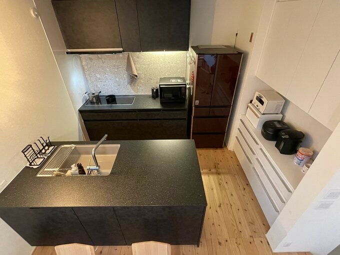 II型キッチンの全体