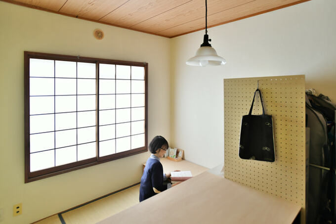 妻の書斎に変更した和室