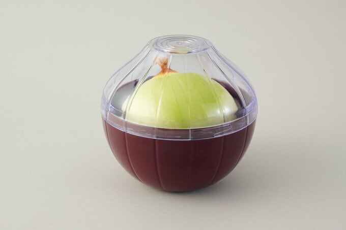 野菜保存容器（玉ねぎ型）