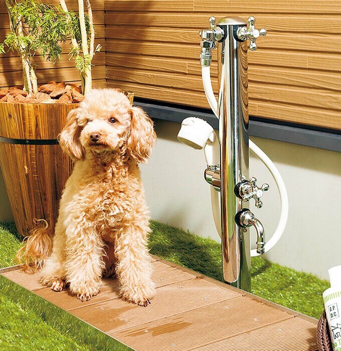 カクダイ「ペット用水栓柱」