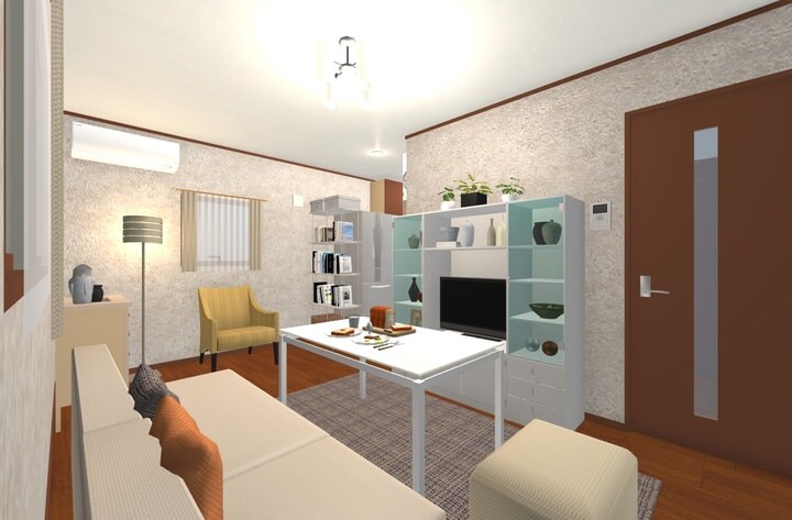 広い部屋のつくり方 カーテンや家具の色が変わると 感じ方がここまで違う Esseonline エッセ オンライン