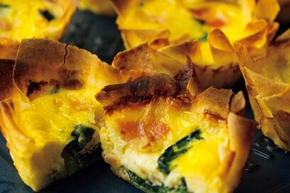 何度でも食べたい「ミニキッシュ」。春巻きの皮でパリッパリ／山本ゆりさんの簡単レシピ