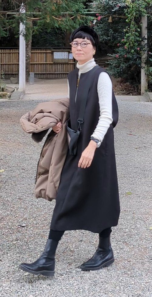 里和さん旅行コーデ2日目