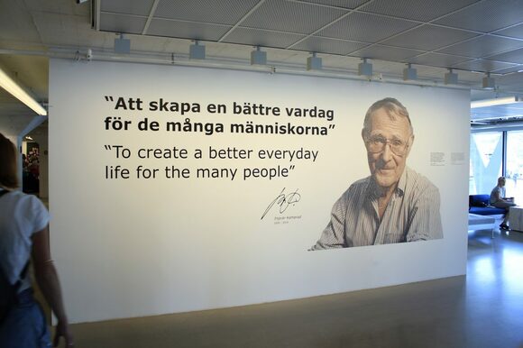 イケア創業者のイングバル・カンプラートさんの写真