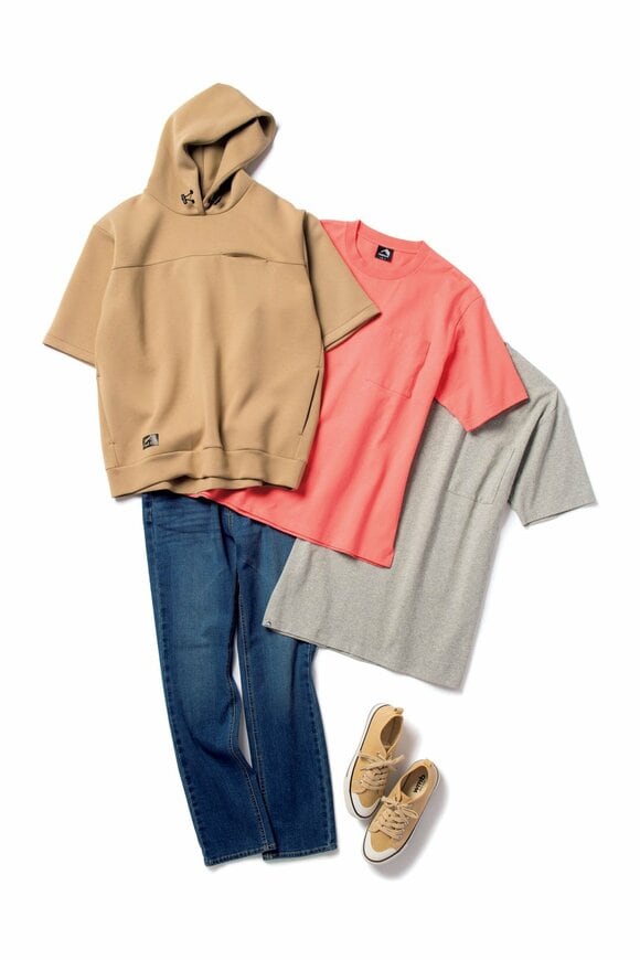 パーカーデニムTシャツなど