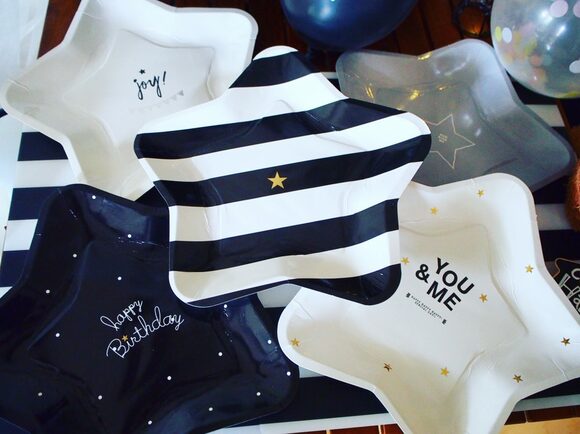 星型のこんなかわいいペーパープレート