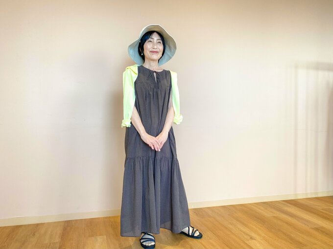 UVカットクルーネックカーディガン