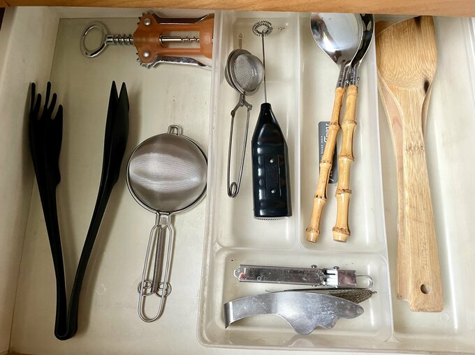 キッチンの引き出し