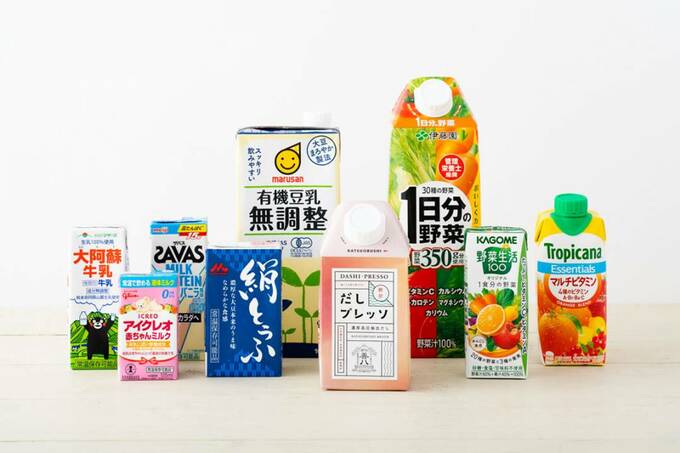 ロングライフ紙パック商品例