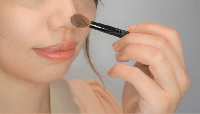 鼻先にもハイライト