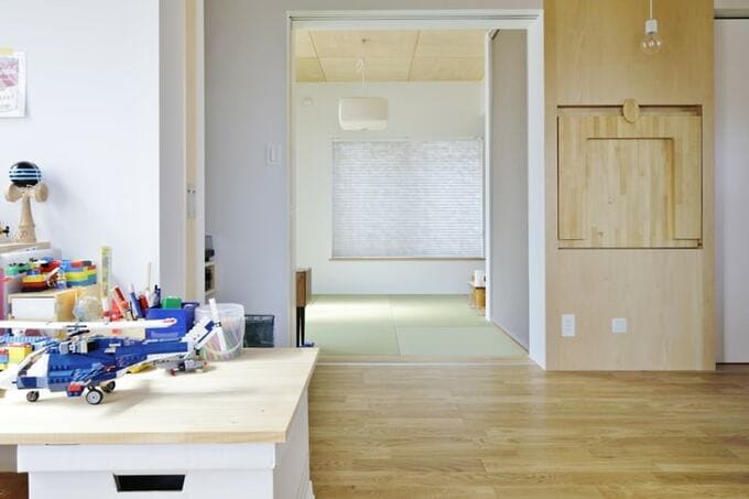 古材を生かして、快適な二世帯