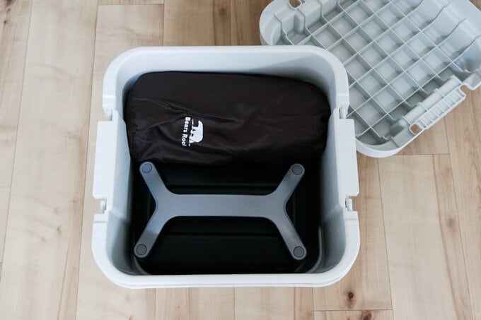 瀧本さんの防災グッズ収納