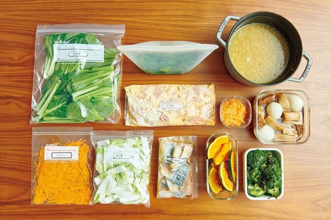 袋に入った食材