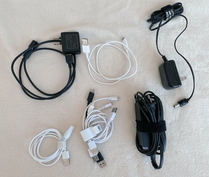 充電器周りの工夫を紹介します