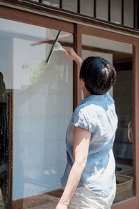 透きとおった窓で清涼感アップ