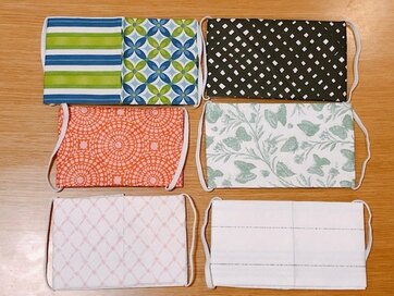 ペーパーナプキンで簡単マスクカバー。柄を選ぶ楽しみも