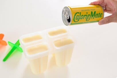 凍らせてもおいしいひんやり栄養「カロリーメイト」夏の活用術。5大栄養素が手軽に摂れる。