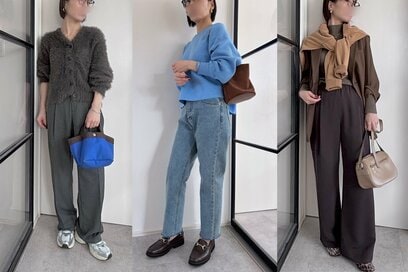 40代・秋～冬の「1週間着まわしコーデ」。なんか地味…を回避する、簡単スタイリング術