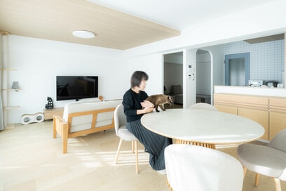 50代ひとり暮らし、老後を見すえたマンションリフォーム。愛猫生活がより快適に