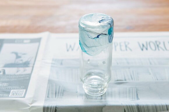 30分ほどおいて乾燥させる。