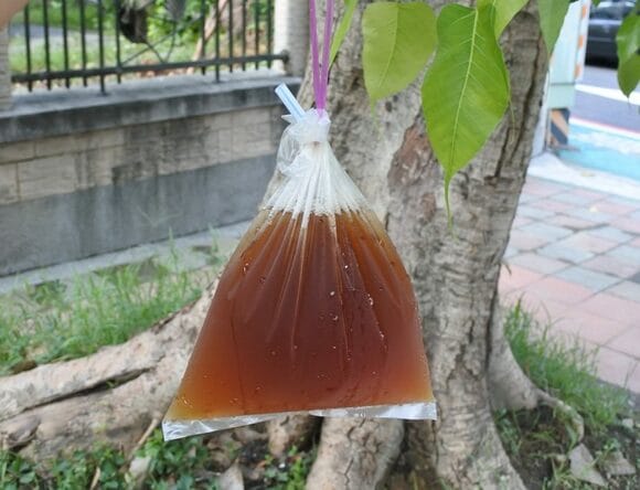 ビニール袋コップ