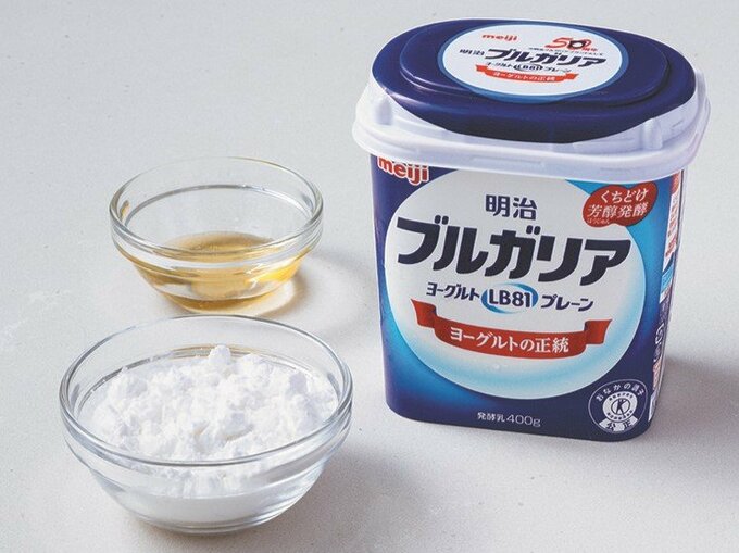 ヨーグルトもちの材料