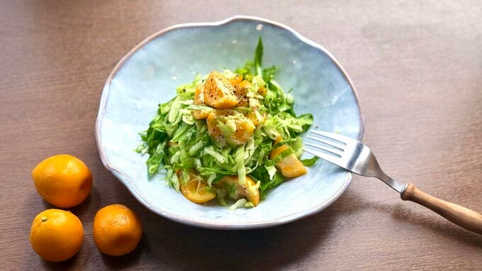 金柑とキャベツのラぺ