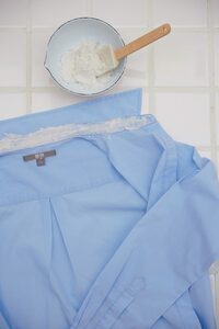 シャツの衿や袖口などのポイントケアに
