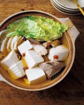 体の中から温まる「ブリと白菜の梅ショウガ鍋」。簡単準備しかも太りにくい